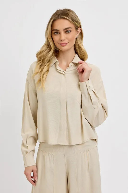 Button Down Long Sleeve Shirt