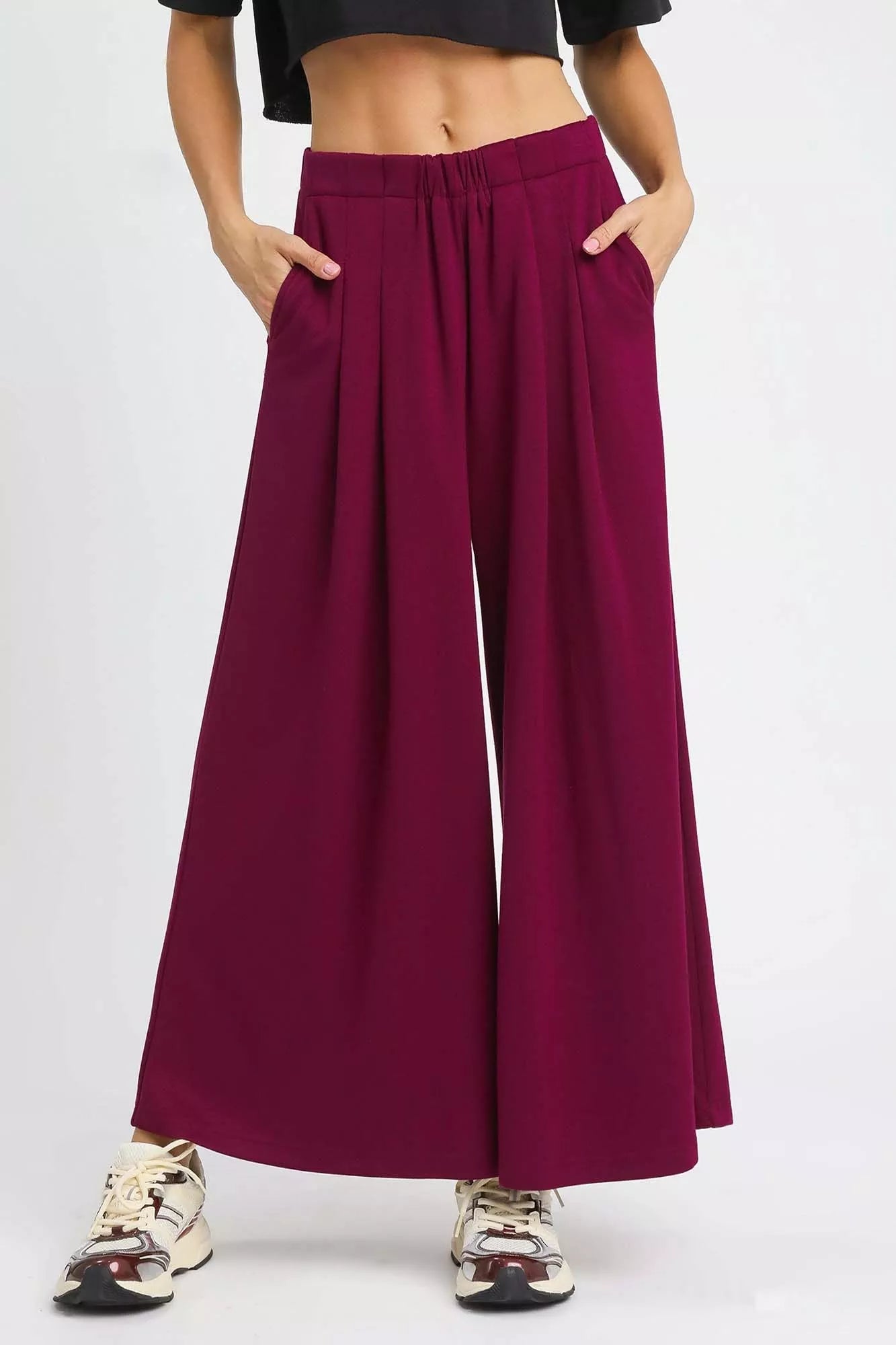 Wide Leg Pants with Pockets