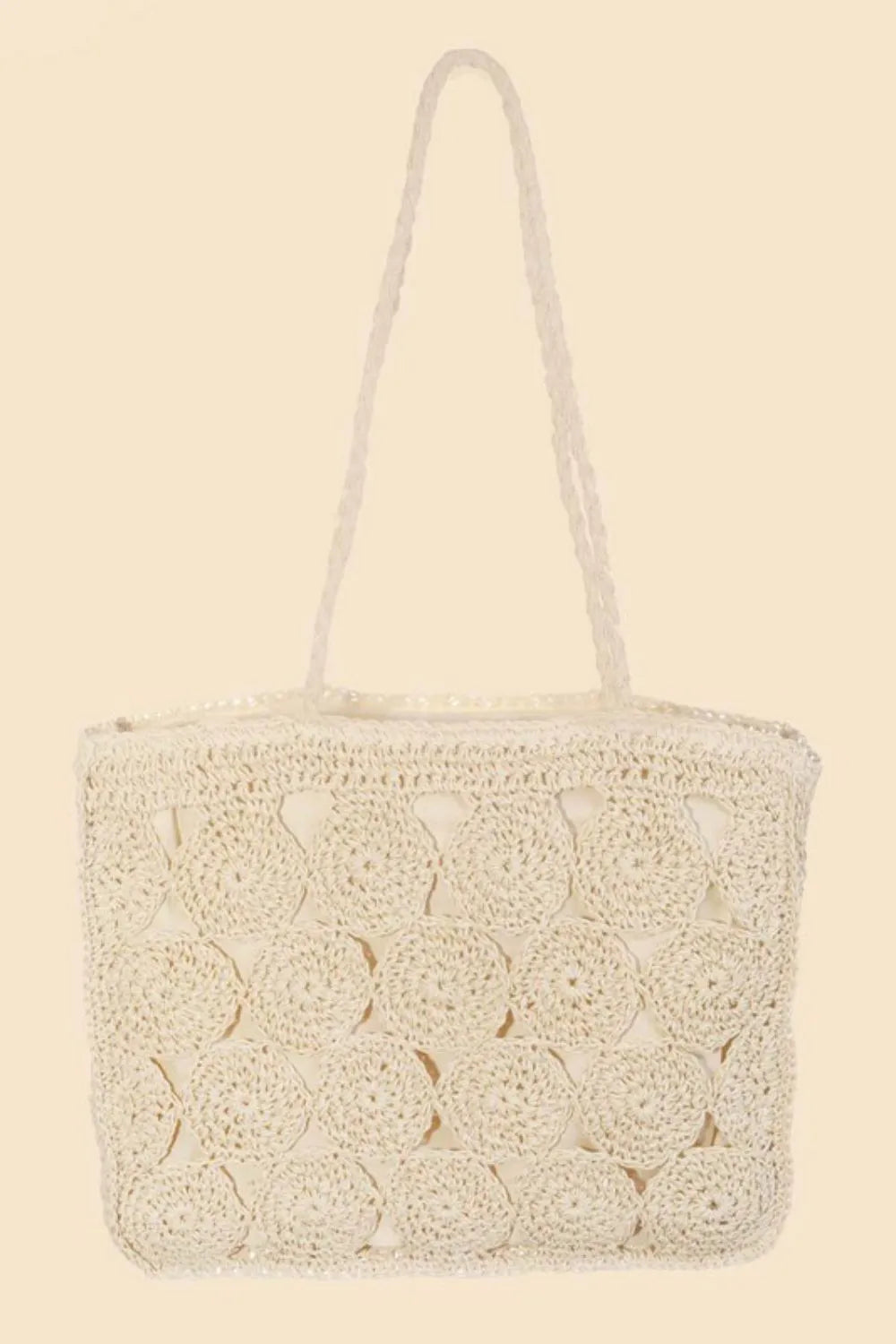 Square Braided Pattern Tote Bag