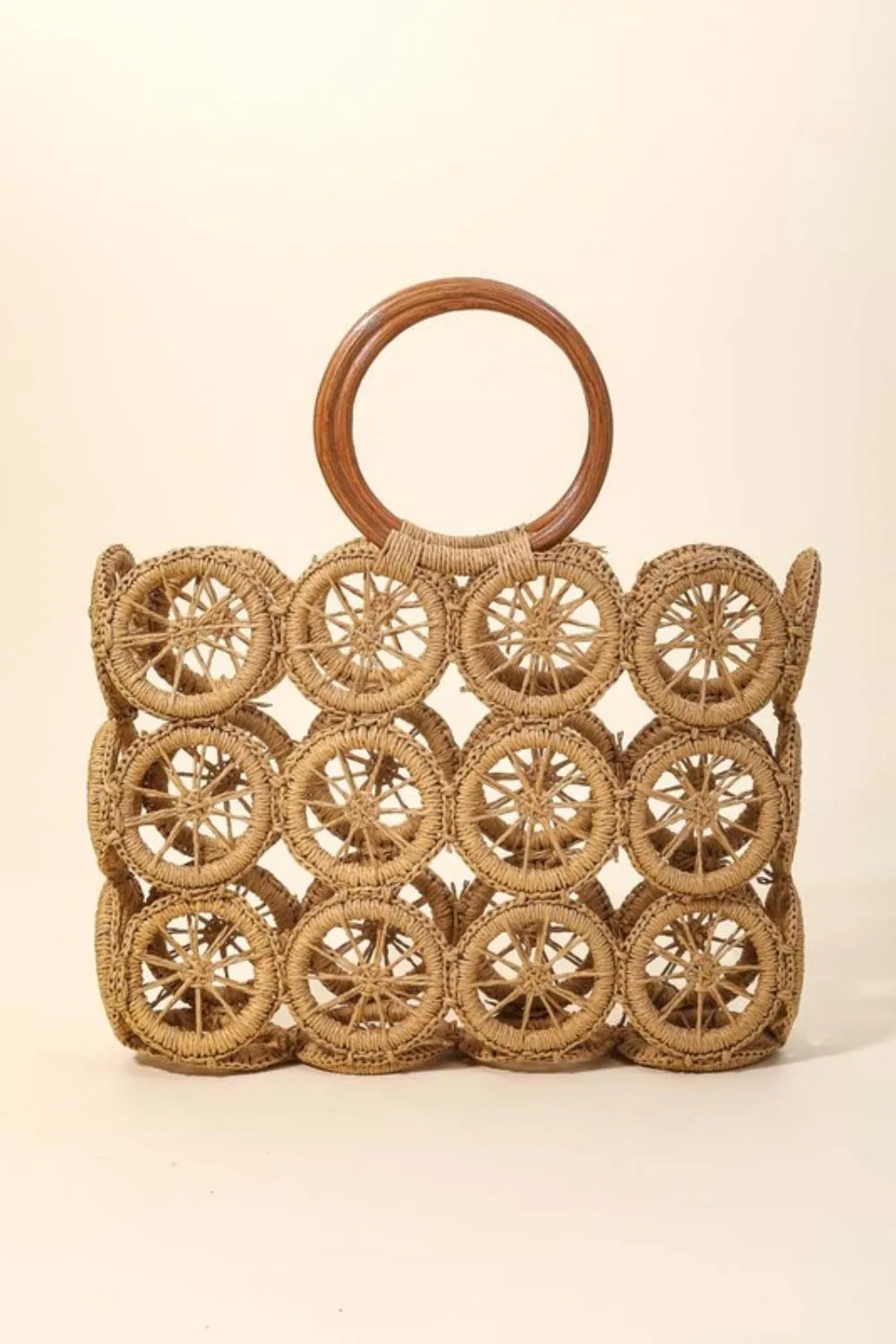 Intricate Braided Wheels Handbag