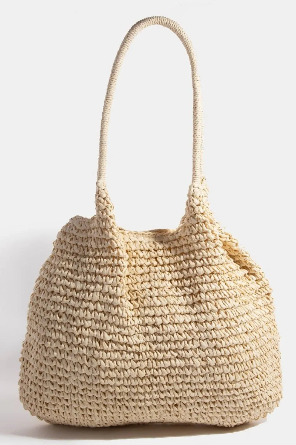 Braided Long Handle Tote Bag