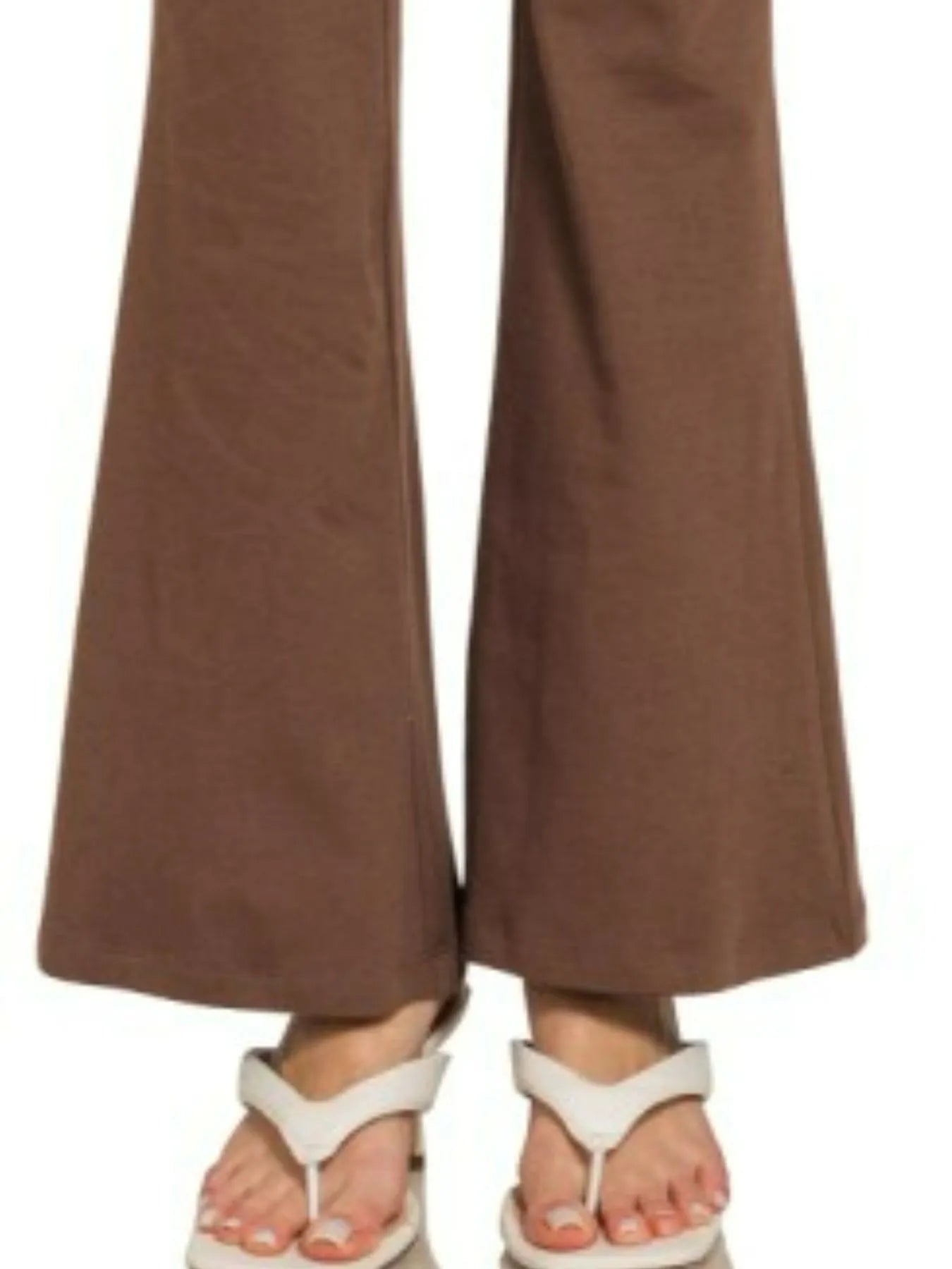 Wide Waistband Yoga Flare Pants