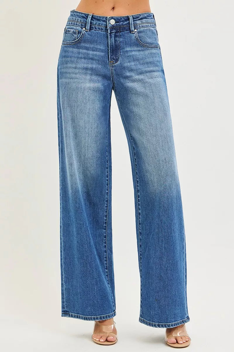 Slouchy Baggy Jeans with Pockets