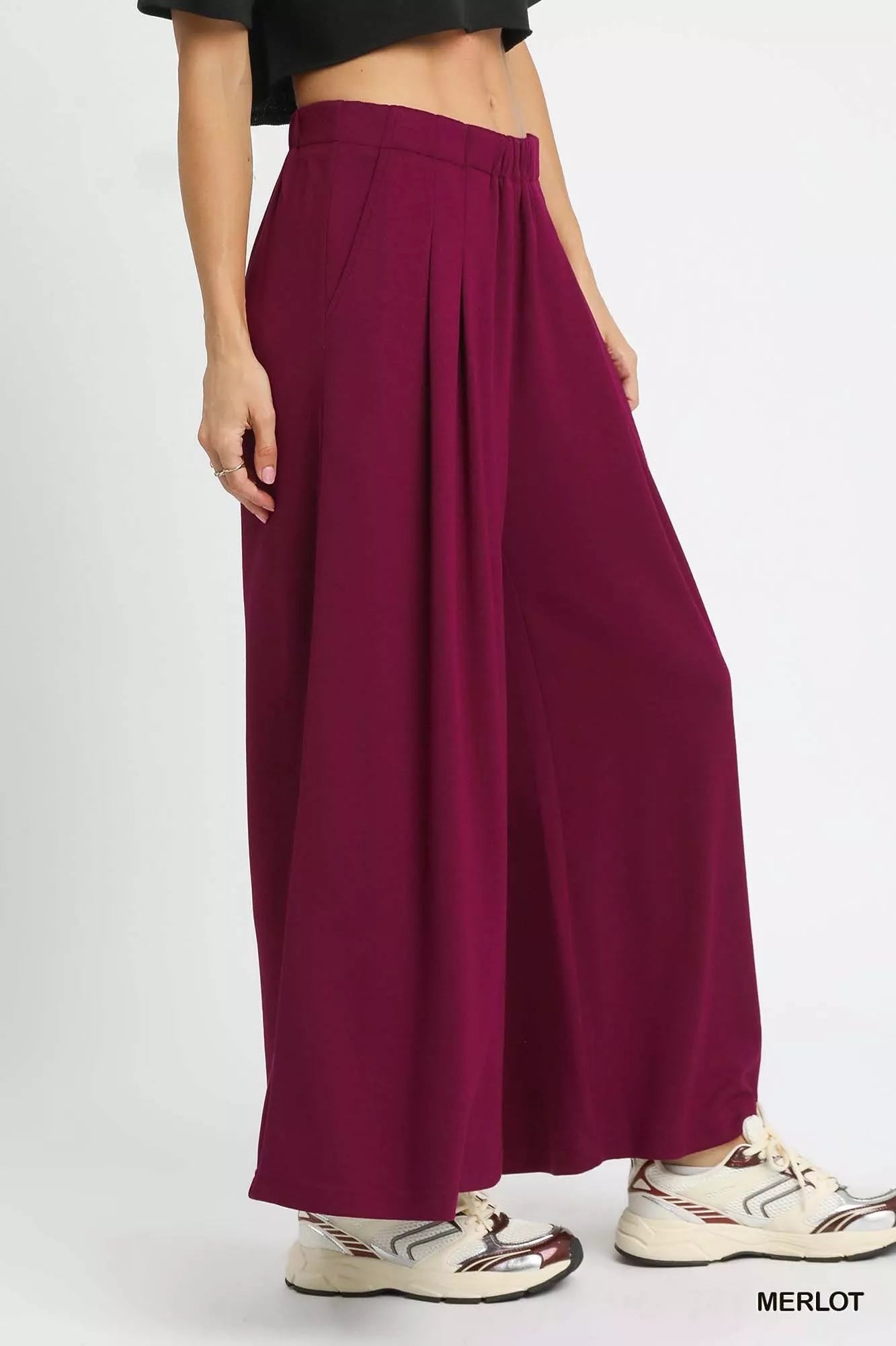 Wide Leg Pants with Pockets
